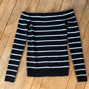 off the shoulder sweater